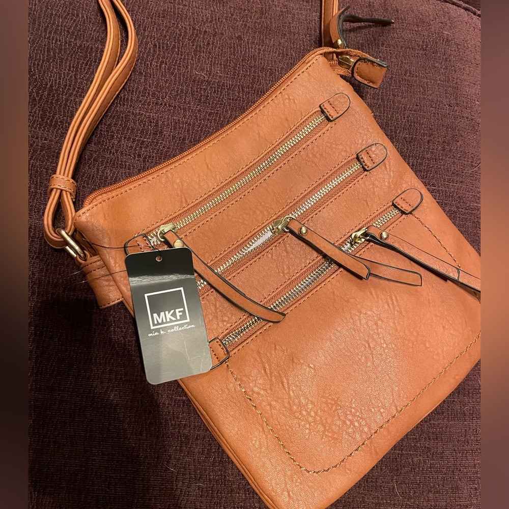 NWT Mia K vegan crossbody